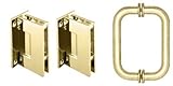 つや消しニッケルGenevaシャワーPull andヒンジセット GENS3BR
