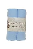 Baby Bassinet Cradle Jersey Fitted Sheet 100% Cotton Blue 15x33 inches by Little Pirates