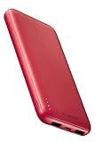 エレコム モバイルバッテリー 10000mAh 15W 3ポート Type-C×1 USB-A×2 microB(入力専用) レッド DE-C66-10000RD