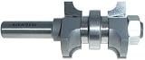 Magnate 7702 Double Round Over Router Bit - 1/4 Radius; 1/2 Shank Diameter; 1-1/4 Cutting Length by 