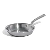 Made In Cookware - 12インチステンレススチールフライパン 蓋付き - 5層ステンレスクラッド - プロフェッショナル調理器具 イタリア - IH対応