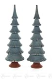 およそ 14.5 cm の鉱石山の木製の木のクリスマスツリーの中央山塊の木製の木の緑の高さの木