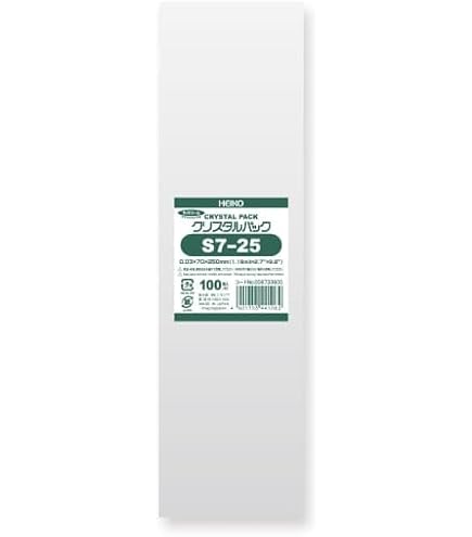 Amazon.co.jp: opp袋 長3 テープ付き T12-23.5/長3サイズ 120×235+40t