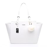 【セット品】& chouette ＆シュエット トートバッグ ショルダーバッグ レディース A4対応 A4サイズ サマンサタバサ (バッグ、チャーム) (ホワイト)