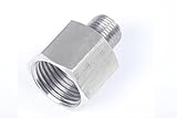「ノーブランド」バー生産３１６ステンレススチール パイプ フィッティング継手 3/8" Female x 1/8" Male NPT（５00個入）