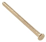 The Hillman Group 852781 4" Residential Door Hinge Pin Only - Satin Brass Finish 2-Pack [並行輸入品]