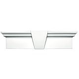 Builders Edge 060010933117 33 5/8" x 9" Flat Panel Window Header 117, Bright White [並行輸入品]