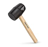 TEKTON 30503 Wood Handle Rubber Mallet, 16-Ounce [並行輸入品]
