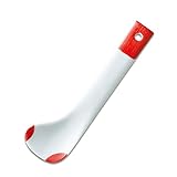 くつしたスプーン5本組　カラーブロック　レッド 11196