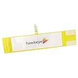 差し込み式腕章 クリップタイプ ロングサイズ イエロー 冬の厚着にも使えるロングサイズ