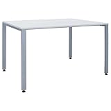 カグクロ ミーティングテーブル W1200×D750×H700mm ホワイト 会議テーブル TK-1275-WT