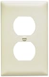 Pass & Seymour TP8LACP TradeMaster One-Gang, Duplex Outlet Wall Plate, Light Almond, 10-Pack [並行輸入品]