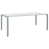 カグクロ ミーティングテーブル W1800×D750×H700mm ホワイト 会議テーブル TK-1875-WT