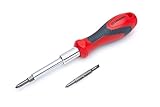Crescent CMBD7P 7-in-1 Interchangeable Bit Screwdriver, Red/Black [並行輸入品]