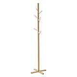 天然木パイン材のポールハンガー ナチュラル