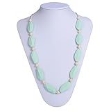 DOMIRE NK-DM004 Silicone Baby Teething Necklace for Mom to Wear - BPA Free and FDA Approved - Nursin