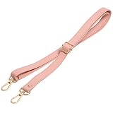 [SEIYA INTERNATIONAL] ショルダーストラップ バッグ用 ショルダーベルト 単品 PUレザー (ピンク 金具 ゴールド)