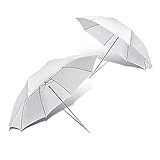 CAXUSD 2 スタジオ、 フラッシュ アンブレラ ソフト ライト アンブレラ ホワイト メタル