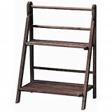 Drawer furniture series チャイニーズウッドラック 2段 CW-017DBR