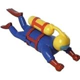 Playwrite Childrens Bath Time Fun Scuba Wind Up Water Diver Toddler Toys by Playwrite