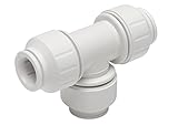 John Guest Speedfit PEM0215W 15 mm Equal Tee (bag of 5) [並行輸入品]