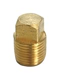 Jmfパイププラグ3 / 4 "イエロー真鍮< 0.25 % Lead