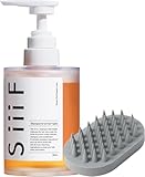 【Amazon.co.jp限定】SiiiF シーフ リンスインシャンプー スカルプブラシ付きセット (ボトル1点 ブラシ1点) プレゼント ギフト