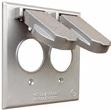 Morris 37226 2 Single Receptacles 2-Gangs Weatherproof Cover [並行輸入品]