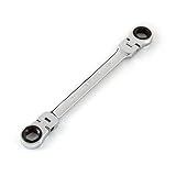 TEKTON WRN76107 Flex-Head Ratcheting Box End Wrench 12 mm x 14 mm [並行輸入品]