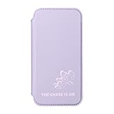 Premium Style iPhone 12/12 Pro用 ガラスフリップケース [トムとジェリー/ラベンダー] PG-WGF20G02TAJ