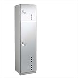 ダイケン　宅配ボックス　プッシュボタン錠タイプ　TBX-BB4型　Lユニット（前入前出し、ステンレス貼り扉）