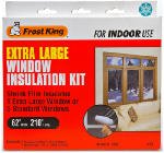 Frost King Shrink Filmウィンドウキットfor Extra Largeウィンドウ