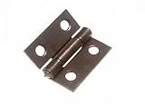 New Pair 38mm 1 1/2" Butt Hinges Steel Self Colour + Screws