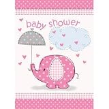 Girl Umbrellaphants Invitation by Unique Party