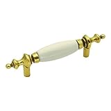 Belwith Keeler Santanaコレクション3 " Pull Landcasterハンドポリッシュwithライトアーモンド挿入