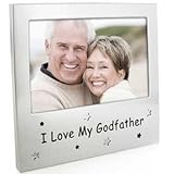 I Love My Godfather Photo Frame by A1Gifts [並行輸入品]