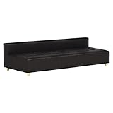 arne ベンチソファ ベンチ イス 背もたれ ローソファー コーナーソファー Baggy DX-armless 3×8 合成皮革 合皮 ダークブラウン