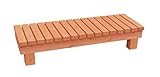 濡れ縁ステップ （踏み台）/板幅65ｍｍ 国産杉 間口1190ｍｍ×奥行400ｍｍ×高さ236ｍｍ NL（ナチュラル）色