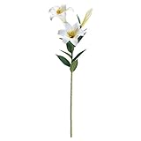 MAGIQ 東京堂 上質な造花  イースターリリー   WHITE FM006615
