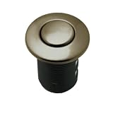 Rohl as425 Air Activatedスイッチボタンのみfor Waste Disposal、 H 2 1/4" x W 1 3/4" x D 1 3/4" AS425TCB 1
