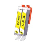 BCI-381XL BCI-380XL 互換インク キヤノン(canon)用 BCI-381XL/380XL BCI-381XLY イエロー 2個 対応機種:PIXUS TS6130 TS6230 TS6330 TS7430 TS7330 TR7530 TR8530 TR8630 TR9530 TR703 TS8130 TS8230 TS8330 TS8430 【残量表示対応/個包装/大容量】