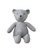 ブロッコリーハウス くまのぬいぐるみ テディベア クマ 小さい キッズ 子供 フレンチリネン 麻 洗える 30cm グレー