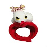 犬猫用コスプレ 2025年（令和７年）干支 ヘビのかぶりもの（帽子） (S：22～28cm)