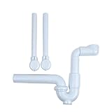 Dearborn真鍮ada100安全シリーズAda準拠フルオフセット排水カバーキット、ホワイト