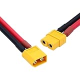 NFHK XT60 オス - メス 12AWG 延長ケーブル コネクタ RC バッテリー ポータブル パワーステーション ソーラーパネル用