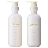 plus eau プリュスオー シャンプー トリートメント リポア しっとり 450ml 2本セット ポンプ ホワイトフローラル&ペアーの香り
