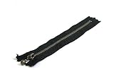 Y.K.K 玉付ファスナー 20cm 10本入 黒 3GKB20-580