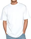[バロット] Tシャツ メンズ 半袖 【肉厚7オンス×綿100％】 ビッグシルエット 無地 オーバーサイズTシャツ ヨレない 透けない 肉厚Tシャツ 日本ブランド (3XL, ホワイト)