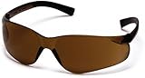 Pyramex Ztek Safety Glasses - Coffee Lens, Coffee Frame by ZTek