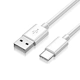 USBケーブル対応 Type-C 2.0 Type-A(オス) ノートパソコン/LG/iPad Pro/MacBook その他 Android 等 USB-C機器対応 ホワイト1m